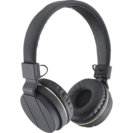 Sentry Black Diamond Headphone, Gold at Staples