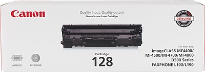 Canon 128 Black Standard Yield Toner Cartridge (3500B001AA) Sansujyuku sansujyuku.com