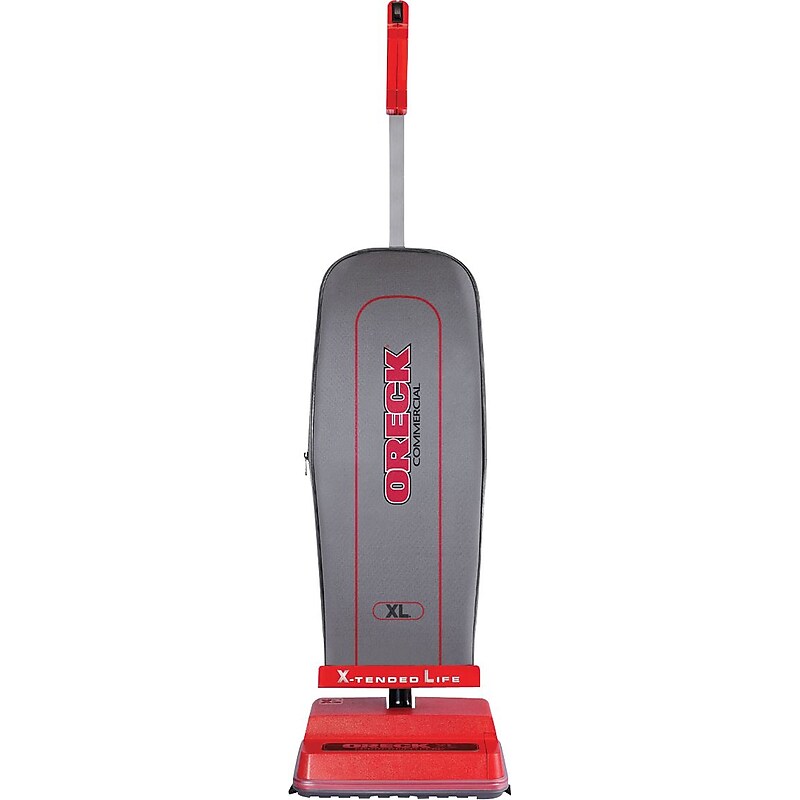 Oreck Commercial Endurolife V-Belt Upright Vacuum, Bagless Grey and Red (U2000RB-1) image 1
