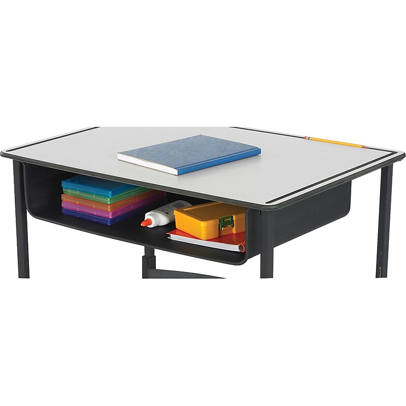 Safco AlphaBetter Book Box for Desks, Black  (1212BL) image 1