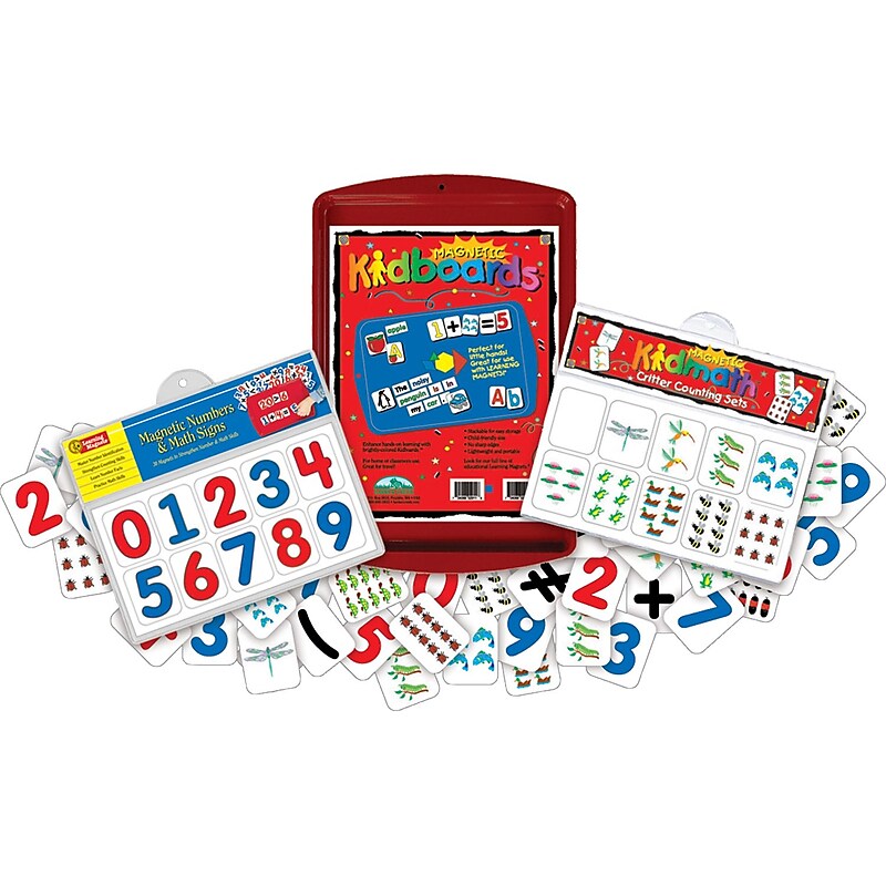 Barker Creek Learning Magnets Numbers Activity Kit, 51/Set (LM2410) image 1
