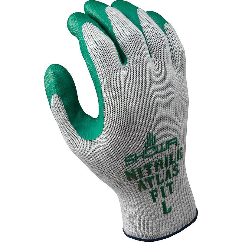 Best Manufacturing Company Green & Gray 72 per case Gripster Glove, XL (845-350XL-10) image 1