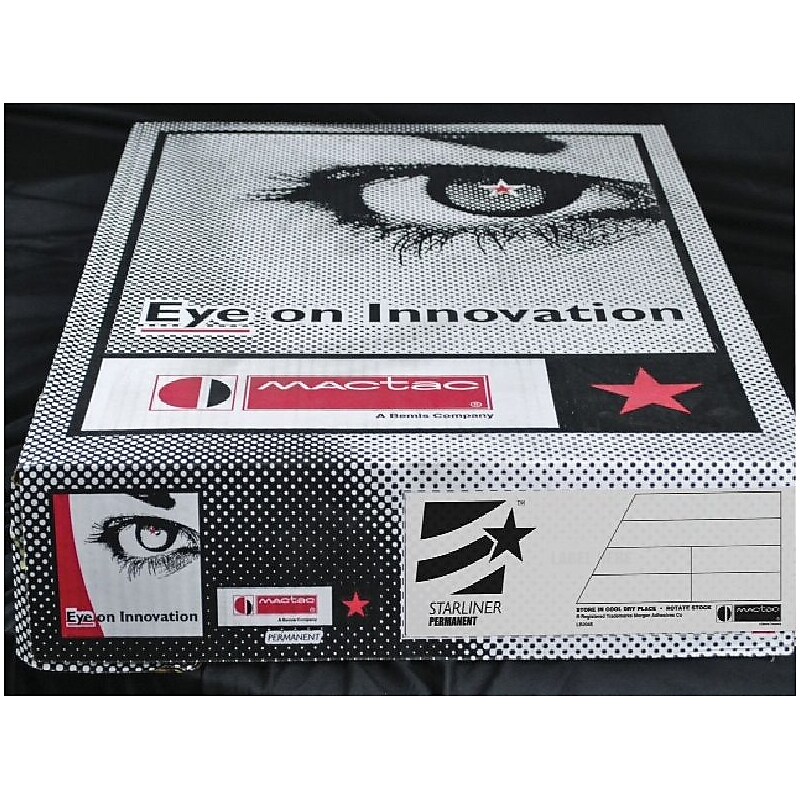 Mactac Starliner 8.5 x 11 60# fl. Red Label 100/Box image 1
