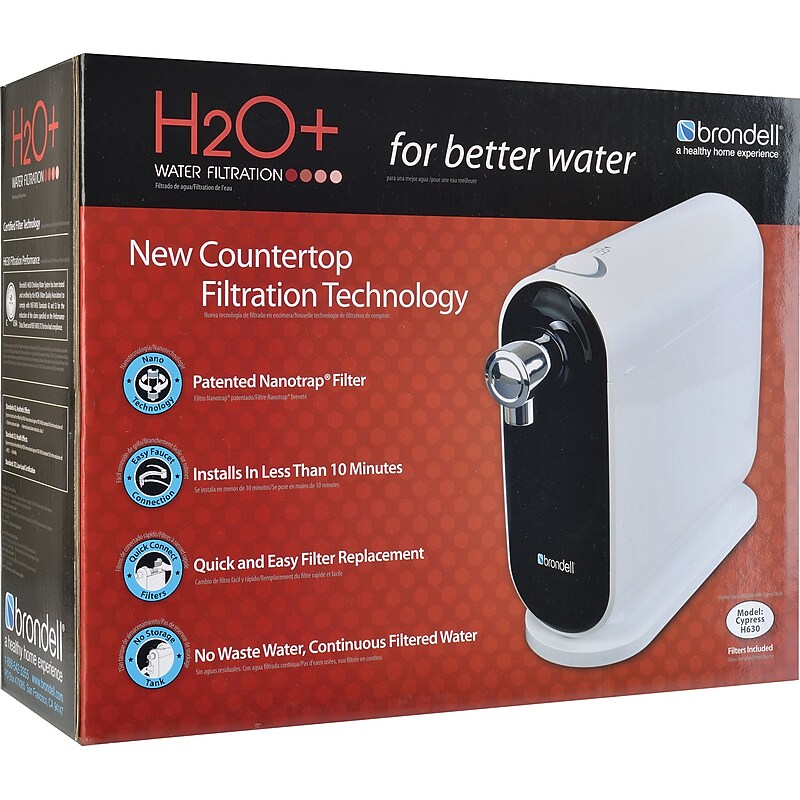 Brondell H2O+ Cypress Countertop Water Filtration System image 1