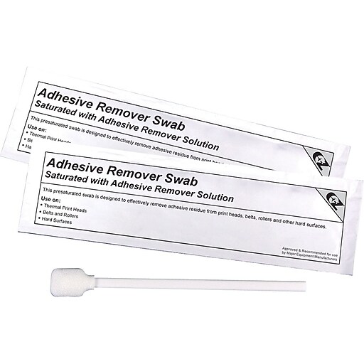Alliance Adhesive Remover Foam Swabs, 50 Swabs per box Staples