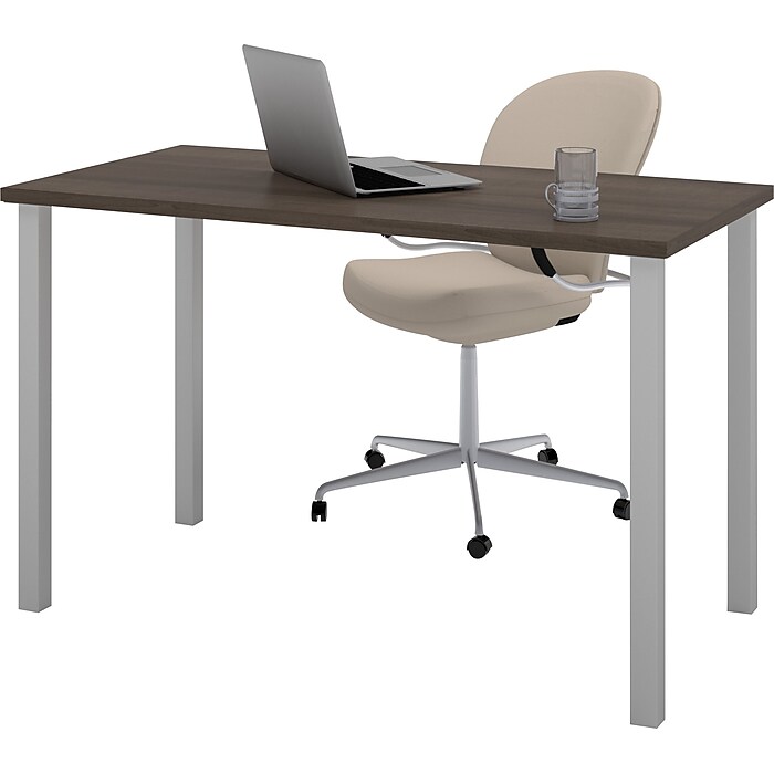 Bestar 30 x 60 table with square metal legs hotsell