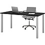 Bestar® 30"x60" Table with Square Metal Legs, Black~#|#~s0992014_sc7