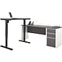 Bestar Connexion 72"W L-Desk with Electric Height-Adjustable Desk, Slate/Sandstone (93885-59)~#|#~s0992022_sc7
