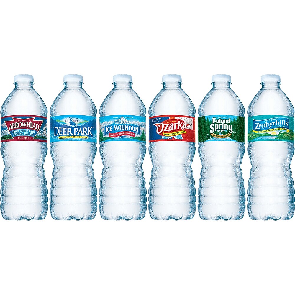 Spring bottled water, 16.9 fl. oz., 24/pk