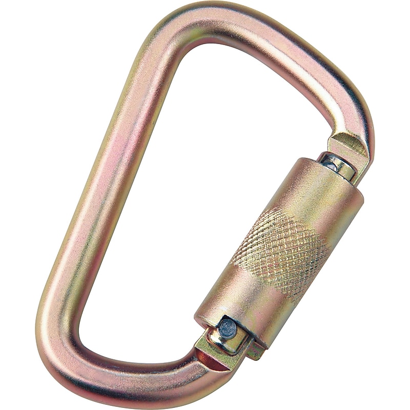 Capital Safety Saflok Carabiner, 3600 lb. Capacity, Gold (098-2000112) image 1