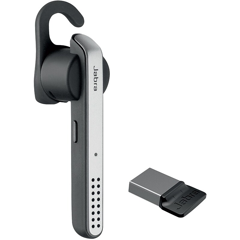Jabra Stealth UC Bluetooth Wireless Mono Headset, Gray/Silver (5578-230-109) image 1