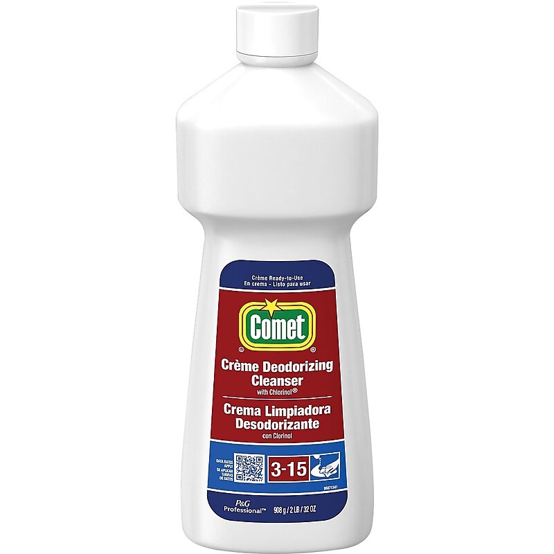 Comet Creme Deodorizing Cleanser with Chlorinol, Unscented, 32 oz. (PGC73163) image 1