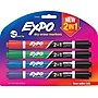 Expo 2-in-1 Dry Erase Markers, Chisel Tip, Assorted, 4/Pk (1944655)~#|#~s0995394_sc7
