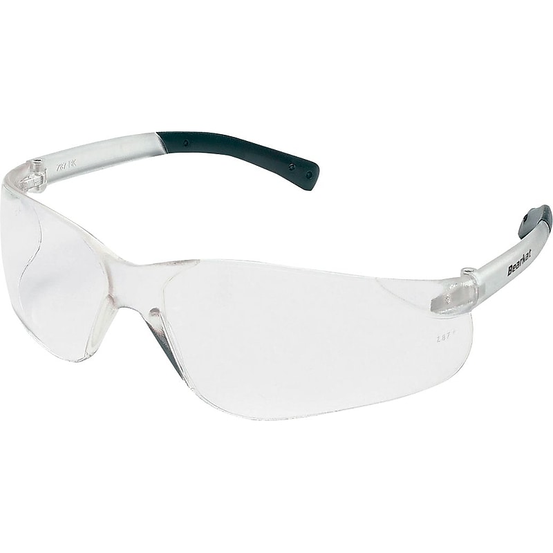 Crews BearKat Safety Glasses, Frost Frame, Clear Lens, 12/Pack (BK110AFJLS-XX) image 1