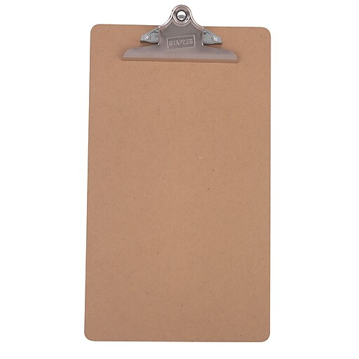 Staples® Hardboard Clipboard, LegalSized, Brown (28385) at Staples