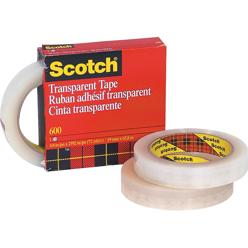 3M Scotch® 1/2" x 72 yds. Multi-Task Tape 600, 12 Rolls image 1