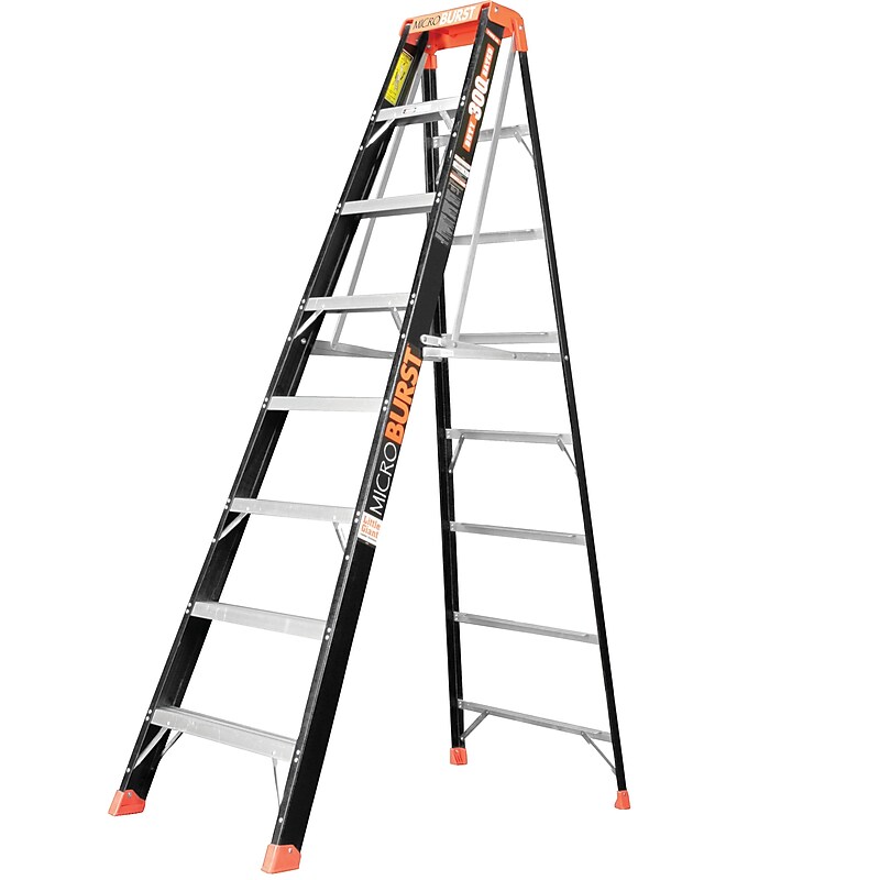 Little Giant Ladders MicroBurst Fiberglass Step Ladder, 300 lb capacity (15710-001) image 1