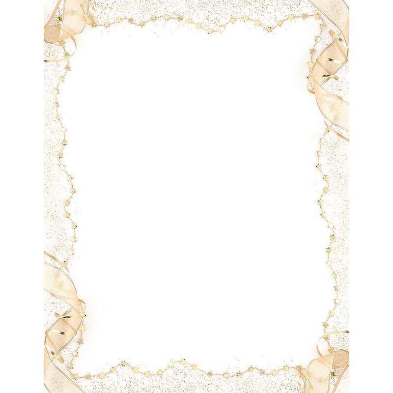 Great Papers® Gold Party Letterhead 80 count image 1