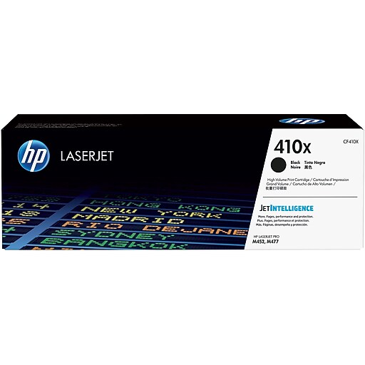 HP 410X Black High Yield Toner Cartridge (CF410X) Staples