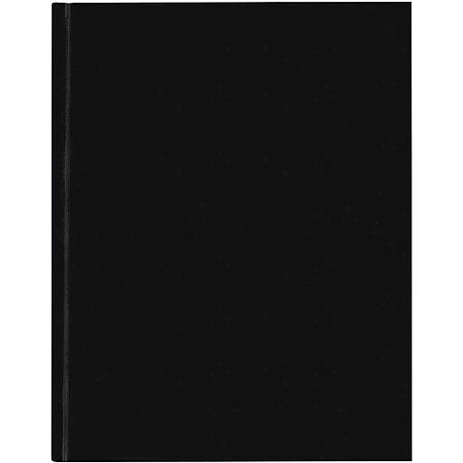 Blueline Executive Business Notebook, Black Hard Cover, 192 Pages / 96