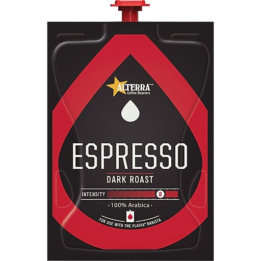Alterra™ Espresso Dark Roast Coffee Fresh Packs, 80/Ct Staples