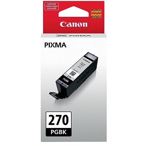 Canon PGI270 Pigment Black Ink Cartridge, (0373C001) at Staples