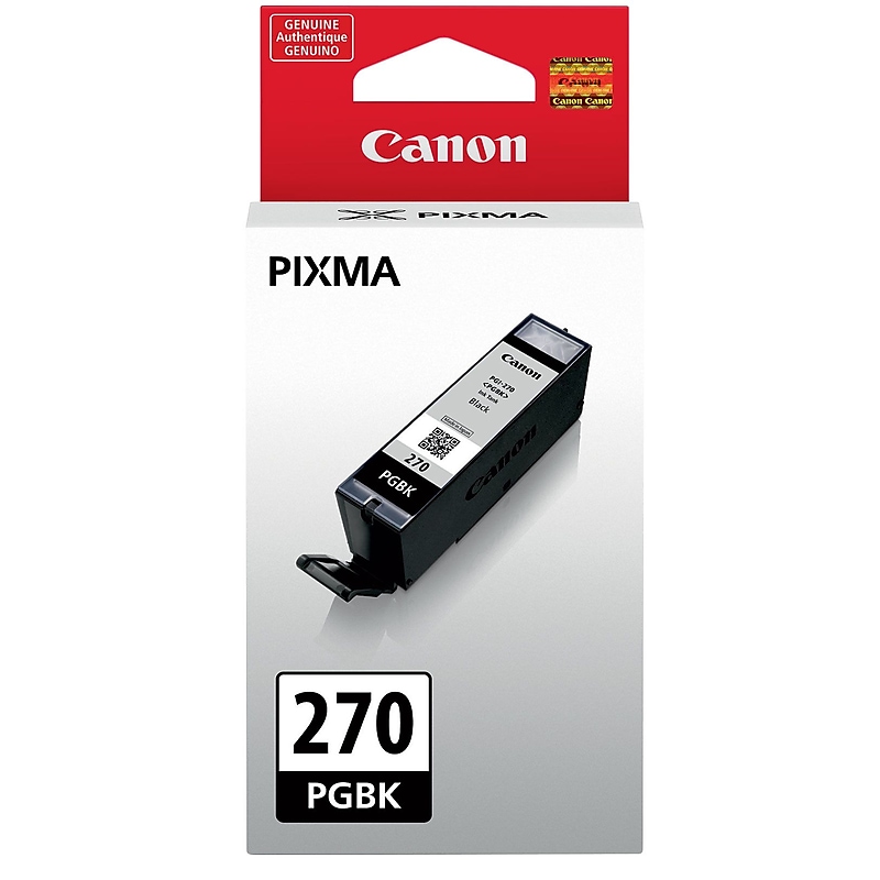 Canon 270 Pigment Black Standard Yield Ink Cartridge (0373C001) image 1