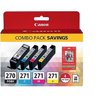 Canon - ケレーペンメン Canon 270 XL/271 Black High Yield/Photo Black/Cyan/Magenta