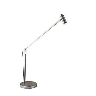 Adesso® ADS360 Crane Adjustable LED Desk Lamp, 32.5"H, Brushed Steel (AD9100-22)