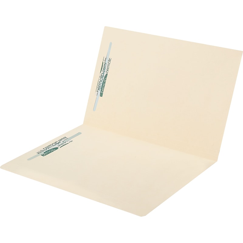 Medical Arts Press Straight Cut File Folders, 2-Fasteners, Letter, Manila, 50/Bx (31443) image 1