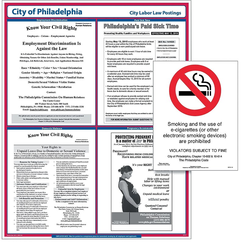 ComplyRight Philadelphia Poster Bundle (EPP12) image 1