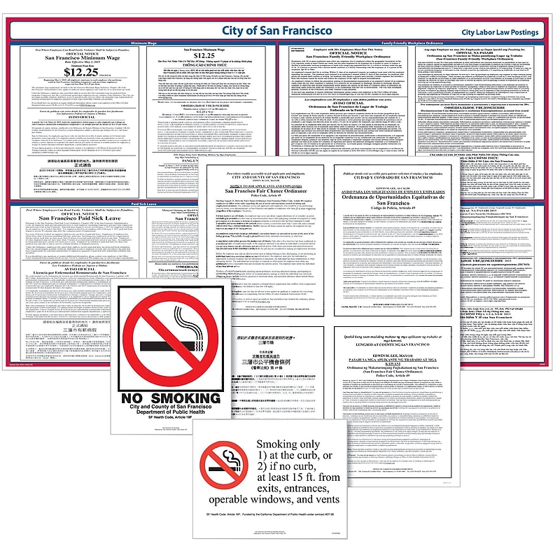 ComplyRight San Francisco City Poster Bundle (ESF006) image 1