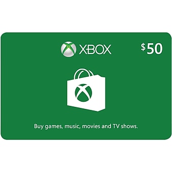 Microsoft Xbox Cash eGift Card $50