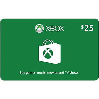 Microsoft Xbox Cash eGift Card $25