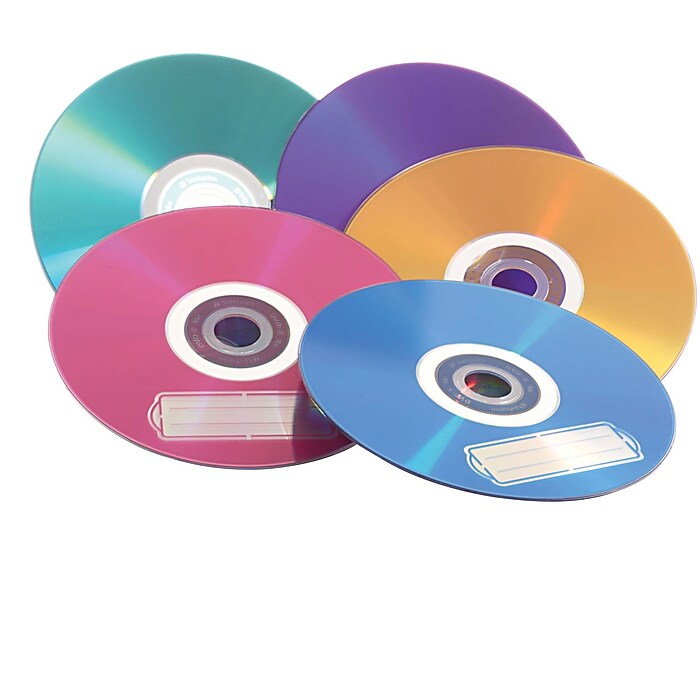 Verbatim Life Series 98432 16x DVD-R, Assorted Colors, 25/Pack