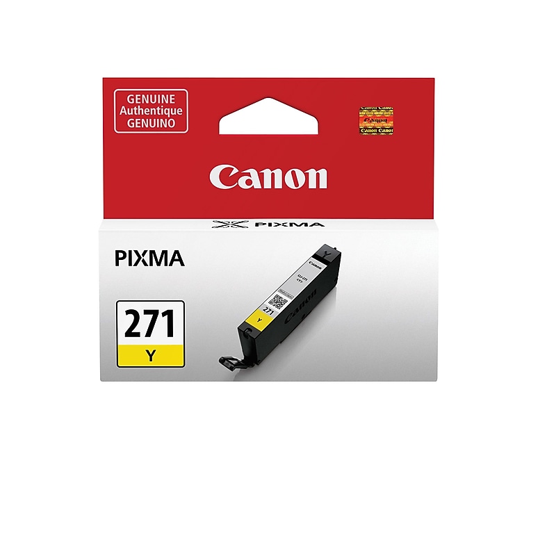 Canon 271 Yellow Standard Yield Ink Cartridge (0393C001) image 1