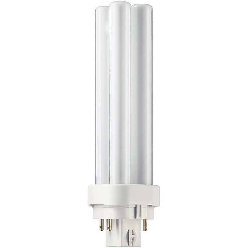 Philips Compact Fluorescent PL-C Lamp, 13 Watts, 4-Pin, Neutral White, 10PK image 1