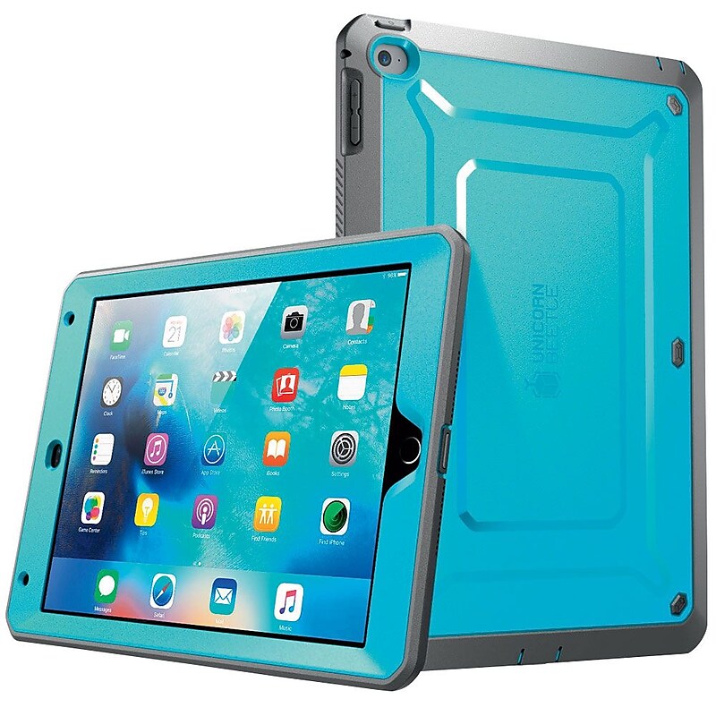 SUPCASE Unicorn Beetle Pro Rugged Case for Apple iPad Mini 4, Blue/Black image 1