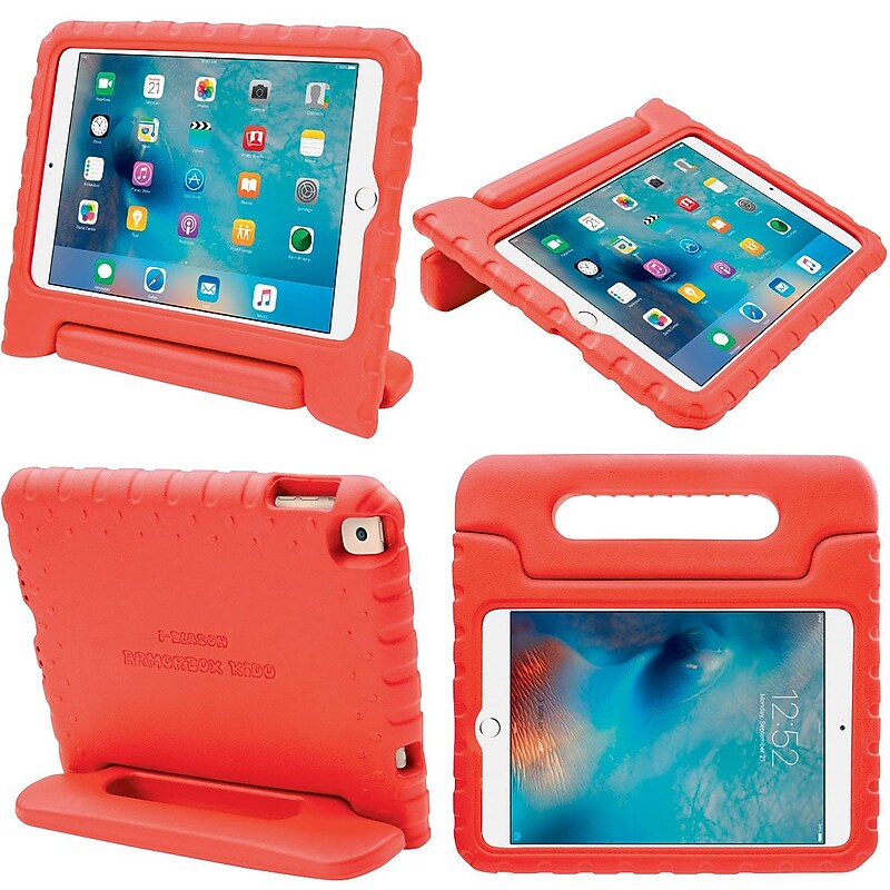i-Blason ArmorBox Kiddo Series Protective Case for Apple iPad Mini 4 Case, Red image 1