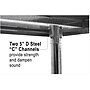 Alera Rectangular Steel Table, Stainless (XS-7230)~#|#~s1003968_sc7