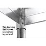 Alera Rectangular Steel Table, Stainless (XS-7230)~#|#~s1003971_sc7