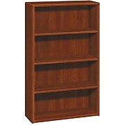 HON® 10700 Series in Cognac; 4-Shelf Bookcase