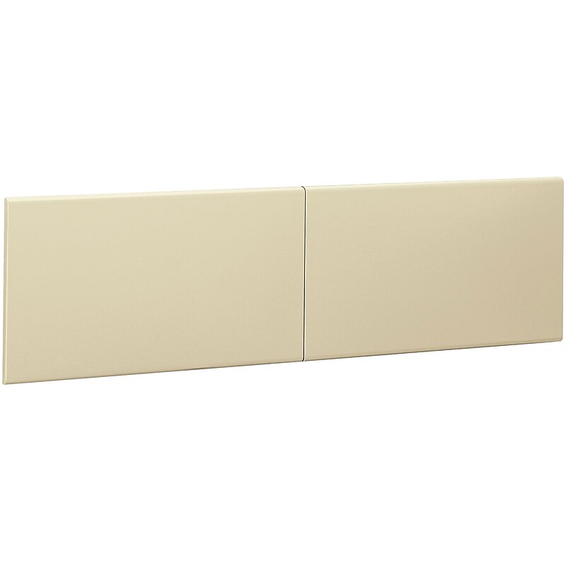 HON 38000 Series Hutch Flipper Doors For 60"w Open Shelf, 30w x 15h, Putty (HON386015LL) image 1