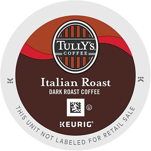 Shop Staples for Tully's Coffee® Italian Roast Coffee KCups®, 96/Carton (193019)