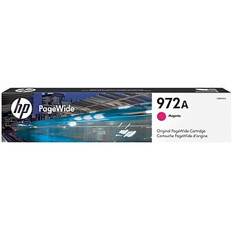 HP 972A Magenta Standard Yield Ink Cartridge (L0R89AN), print up to 3000 pages
