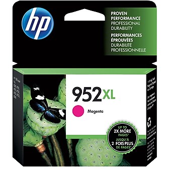 HP 952XL Magenta High Yield Ink Cartridge (L0S64AN#140), print up to 1450 pages