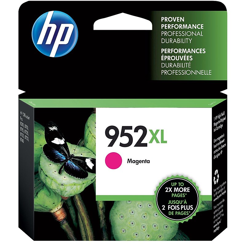 HP 952XLHigh Yield Ink Cartridge, Print Up to 1450 Pages ()