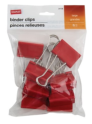 staples binder clips