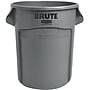 Rubbermaid Brute Plastic Trash Can Container, 32 Gallons, Grey (FG263200GRAY)~#|#~s1005420_sc7