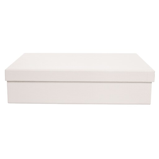 Office by Martha Stewart™ Stack+Fit™ File Box, White (28790) at Staples